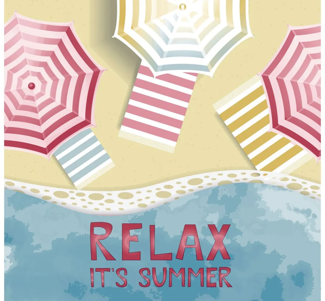 Paper+Design Maritim|Serviettentechnik>Serviette "Relax It's Summer"