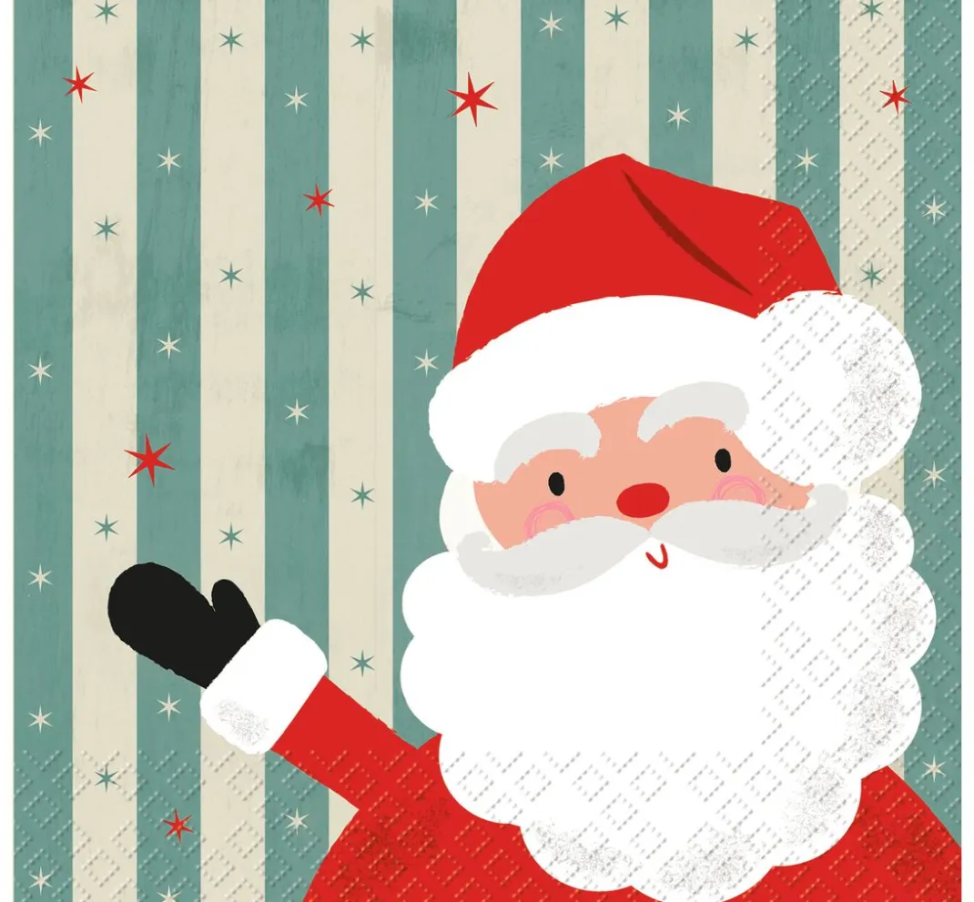 Stewo Weihnachten|Serviettentechnik>Serviette "Santa Rudolf"