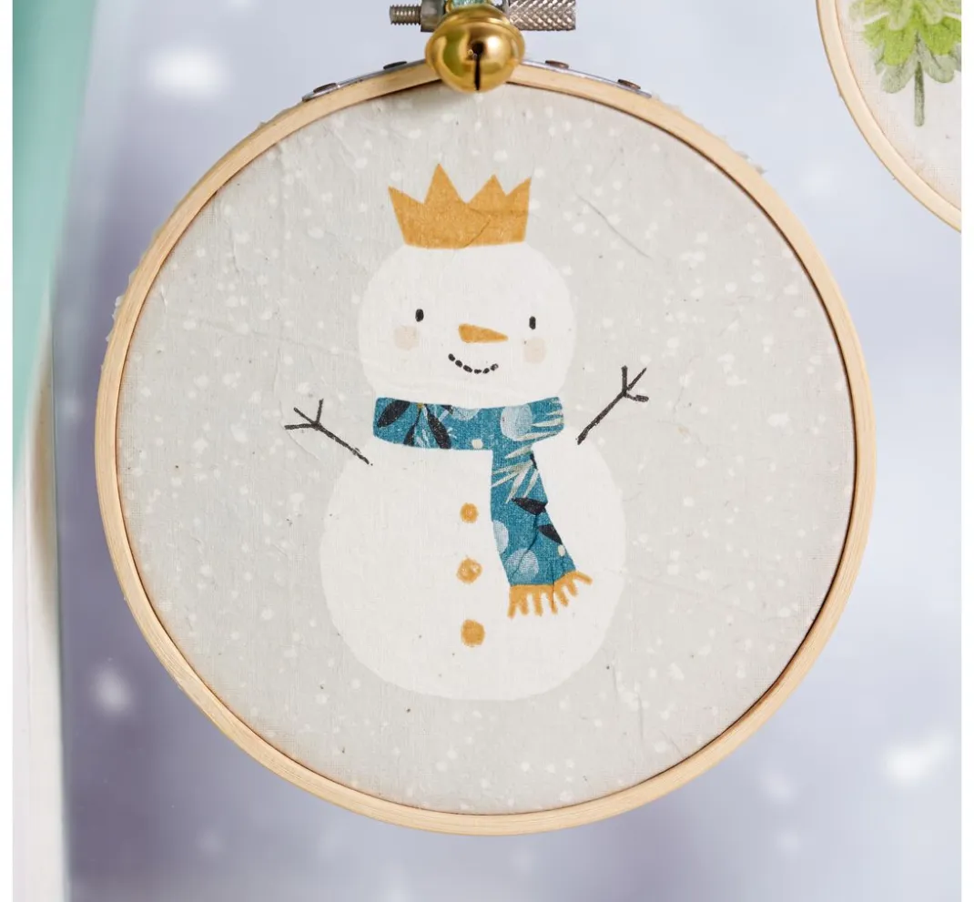 HOME FASHION Serviettentechnik|Winter>Serviette "Snowman King"