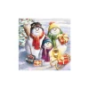 Ambiente Winter|Weihnachten>Serviette "Snowmen Family"