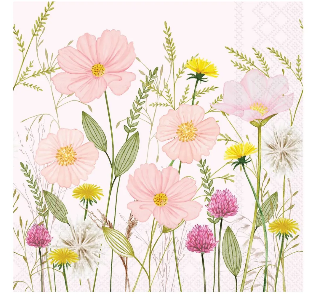 Ambiente Frühling|Serviettentechnik>Serviette "Springtime flowers"