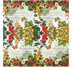 HOME FASHION Sommer|Serviettentechnik>Serviette "Summer Fruits"