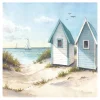 Ambiente Maritim|Serviettentechnik>Serviette "Sunny Beach"