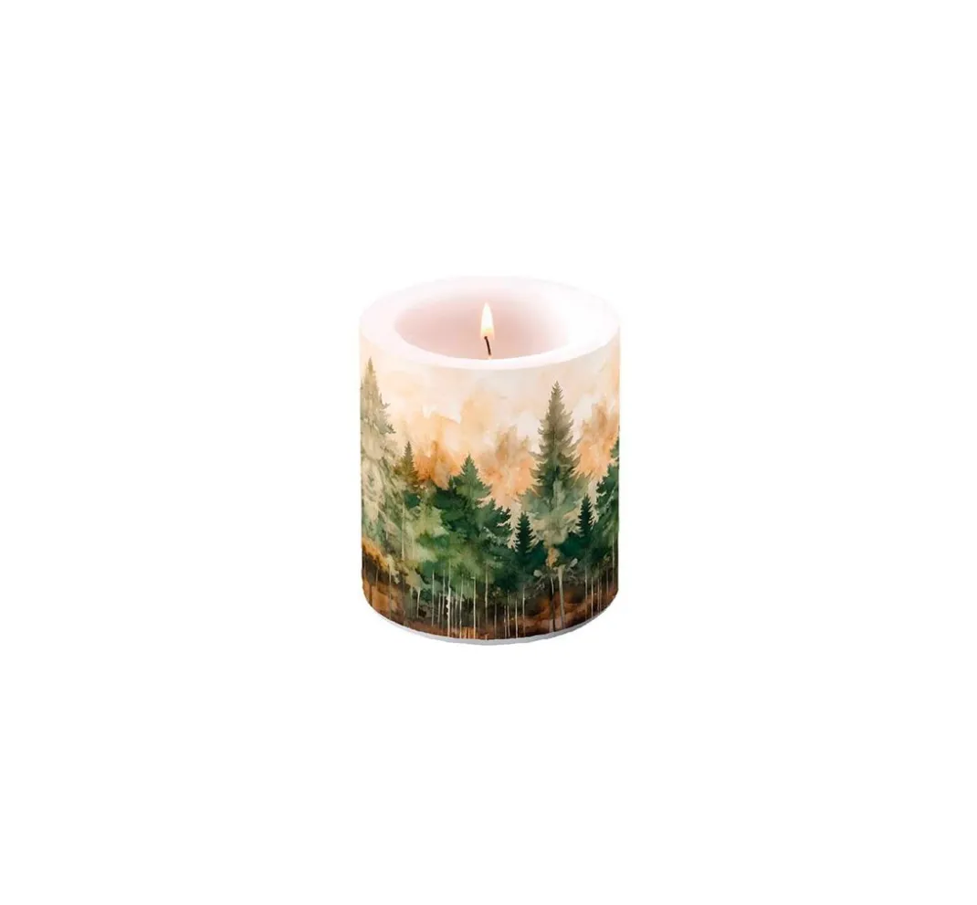 Ambiente Herbst|Alltäglich>Serviette "Tannenwald Watercolor"