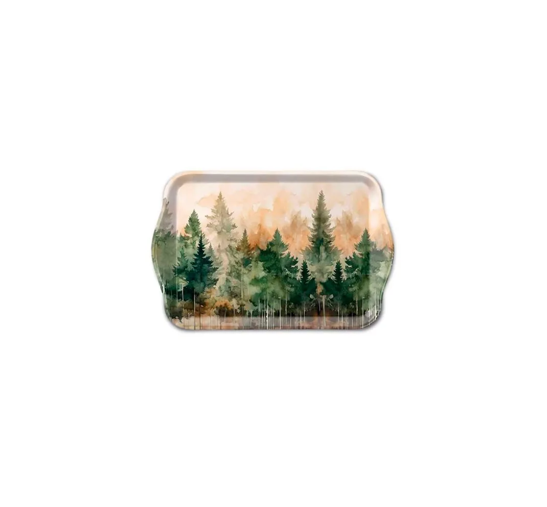 Ambiente Herbst|Alltäglich>Serviette "Tannenwald Watercolor"