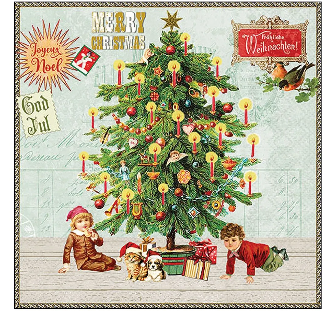 Ambiente Serviettentechnik|Weihnachten>Serviette "Under The X-Mas Tree"