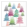 Ambiente Weihnachten>Serviette "Watercolor Trees"