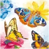 IHR Sommer|Serviettentechnik>Serviette "Watercolour Butterflies"