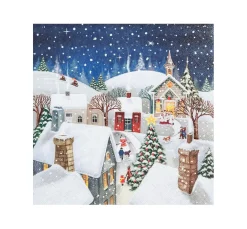 HOME FASHION Winter|Serviettentechnik>Serviette "Weihnachtsgeschichte"