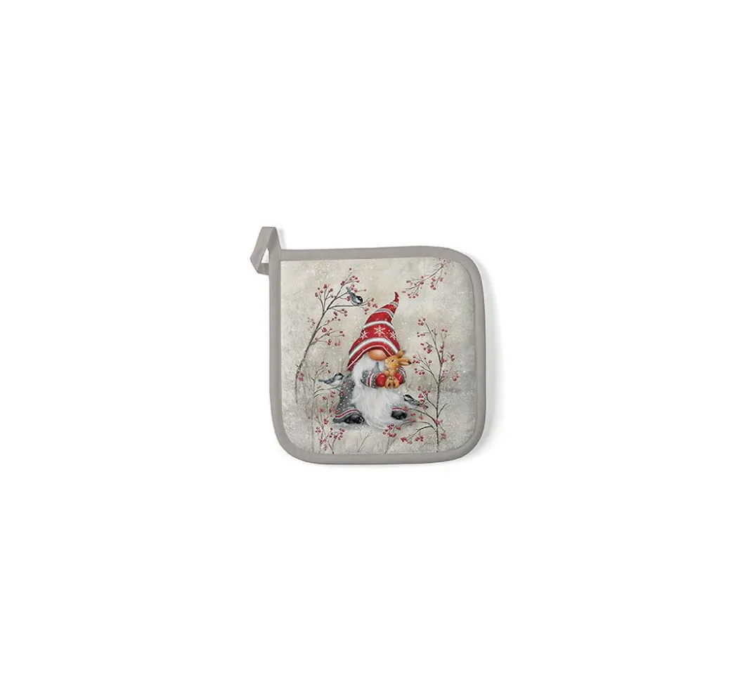 Ambiente Winter|Serviettentechnik>Serviette "Wichtel Umarmung"