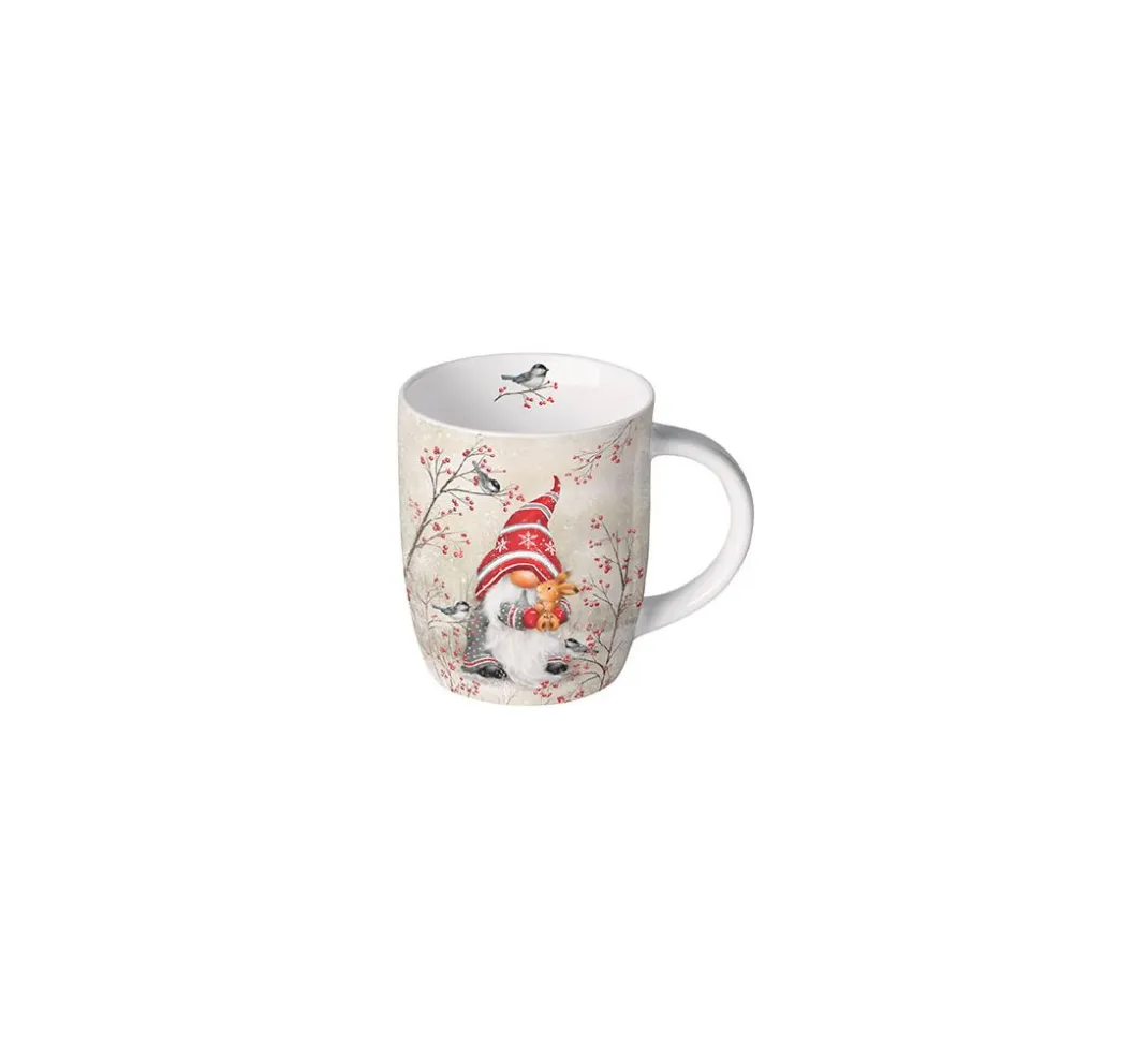 Ambiente Winter|Serviettentechnik>Serviette "Wichtel Umarmung"