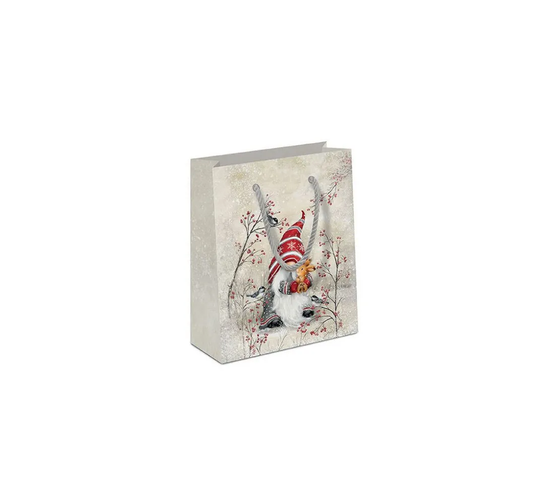 Ambiente Winter|Serviettentechnik>Serviette "Wichtel Umarmung"