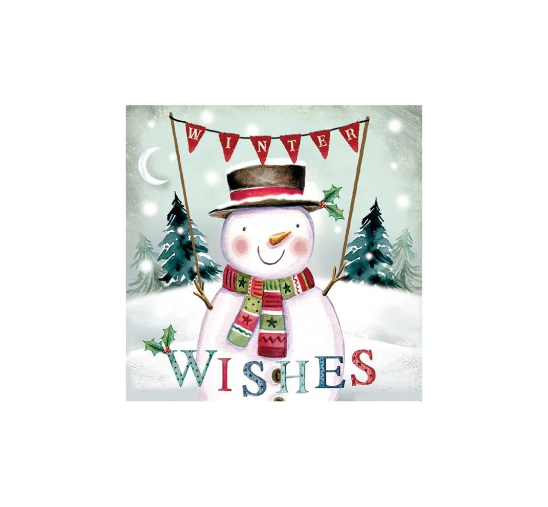 Ambiente Winter|Serviettentechnik>Serviette "Winter Wishes"