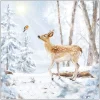 Ambiente Winter|Serviettentechnik>Serviette "Winterwelt"