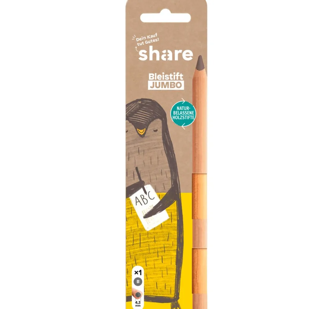 Kinder share Stifte & Marker|Stifte>Bleistift Jumbo B