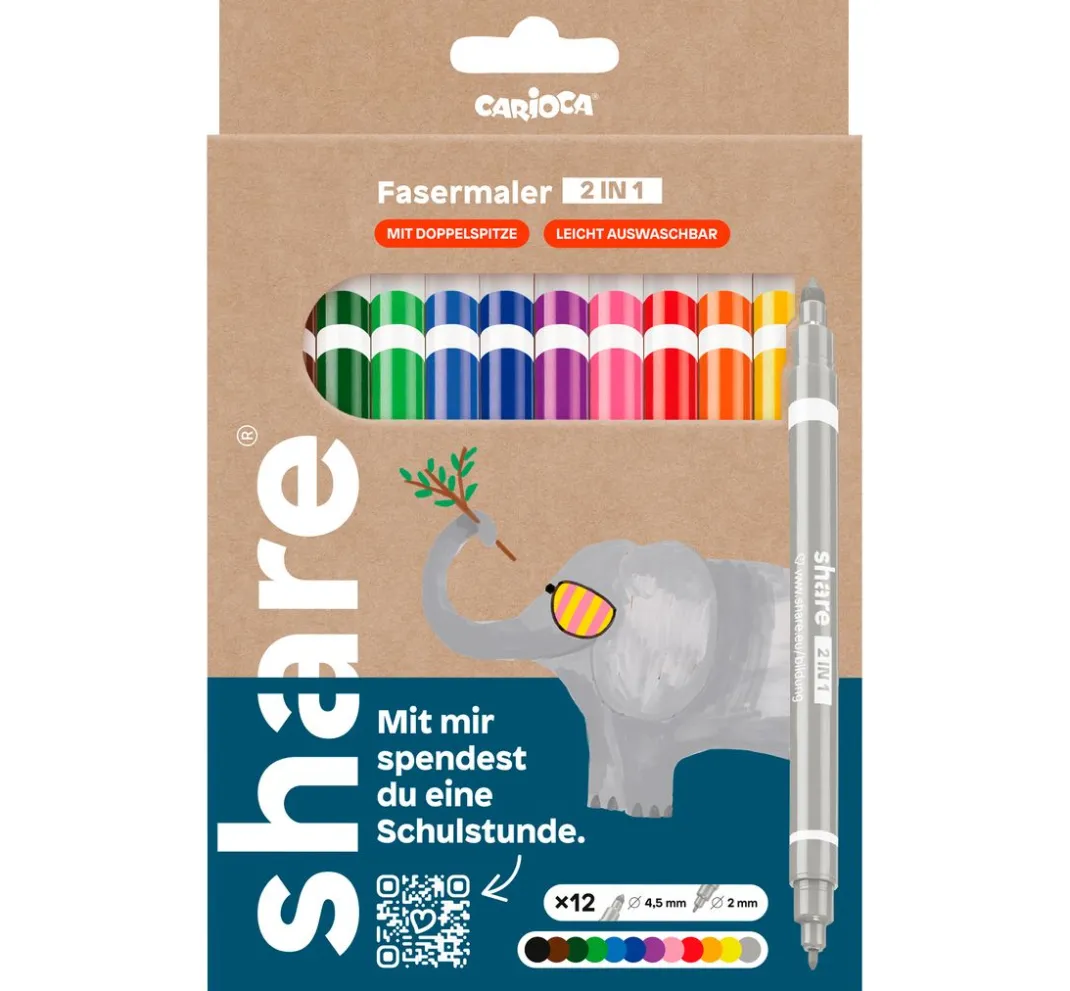 share Stifte>Fasermaler Basic 2 in 1