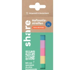 share Spezialpapier & -Karton|Farb- & Motivblöcke>Haftnotizstreifen, 5x40 Blatt