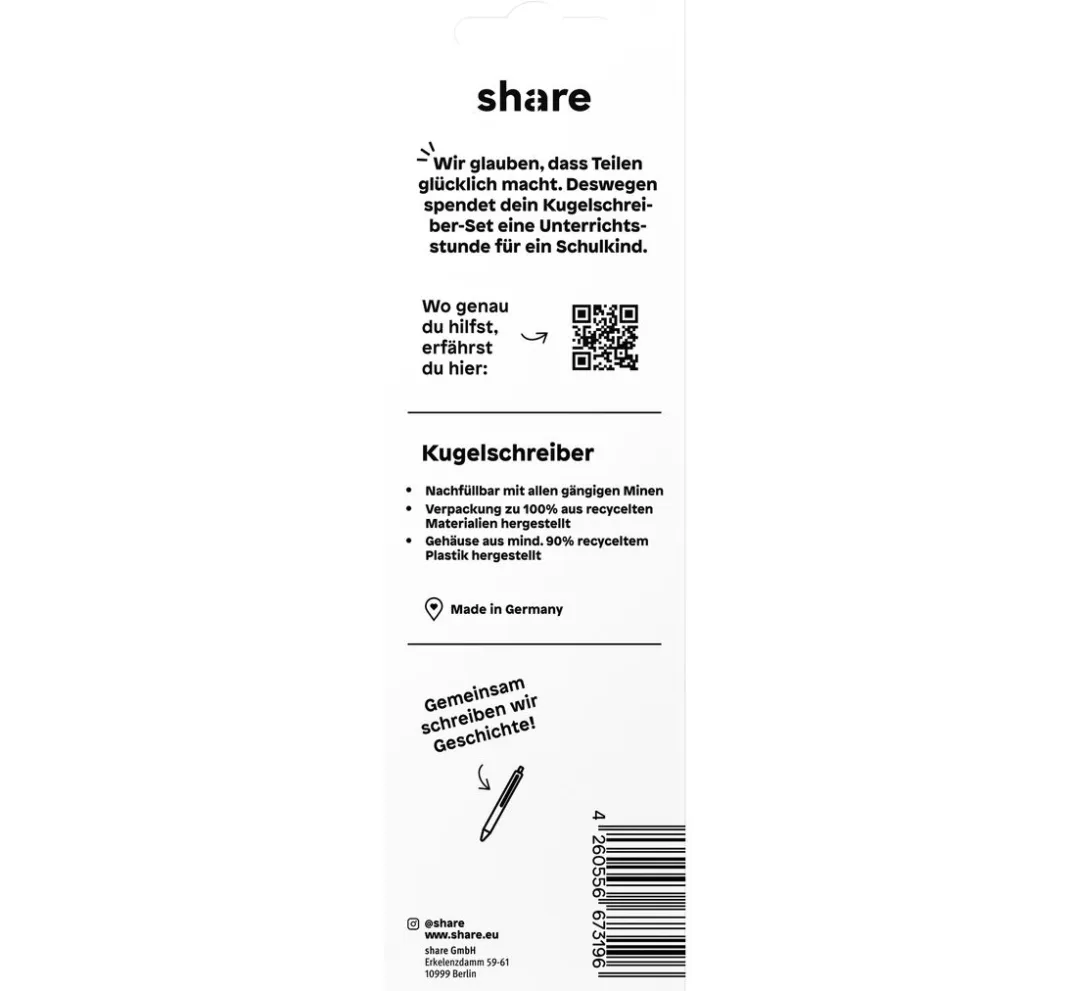 Kinder share Stifte & Marker|Stifte>Kugelschreiber, 2er-Set