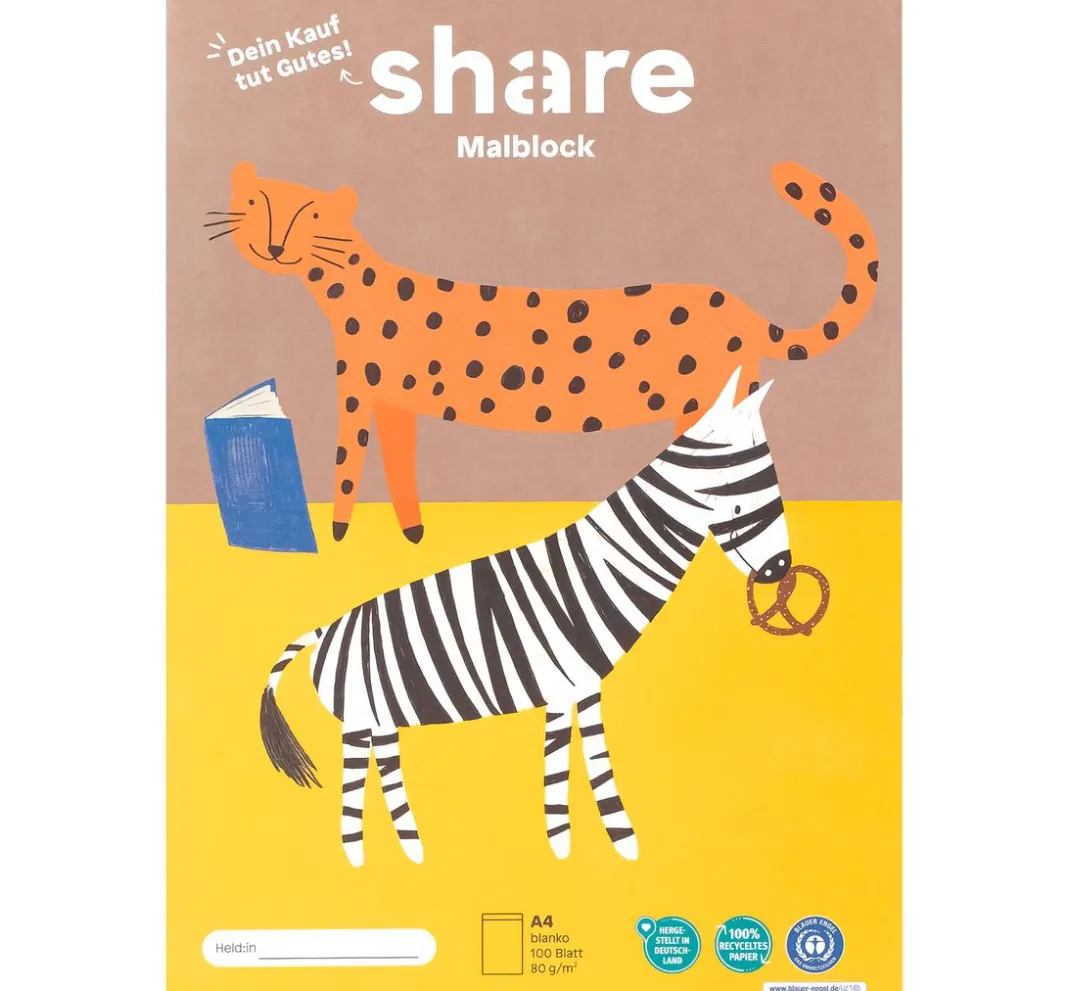 share Malpapier|Malen & Zeichnen>Malblock A4, 100 Blatt