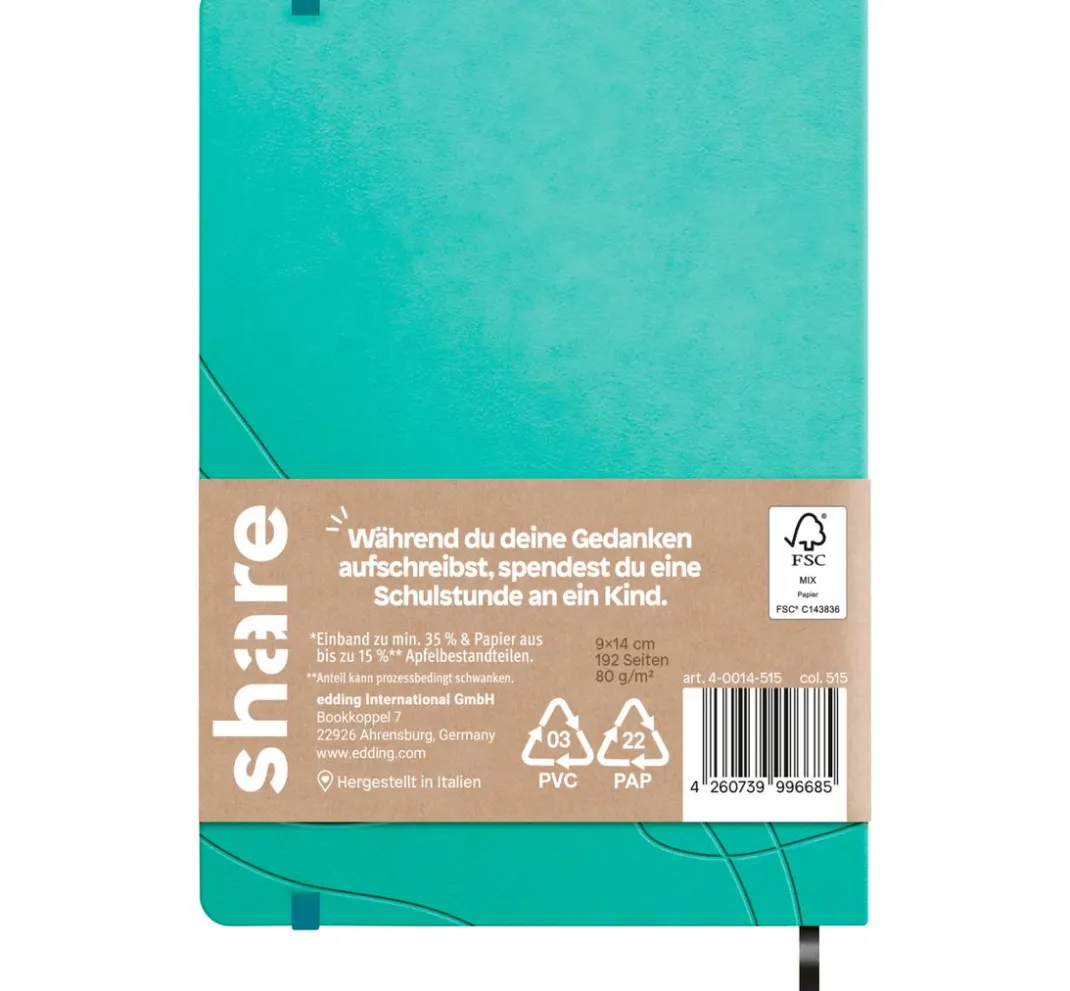 share Kalender & Bullet Journal|Mappen & Alben>Notizbuch, blanko