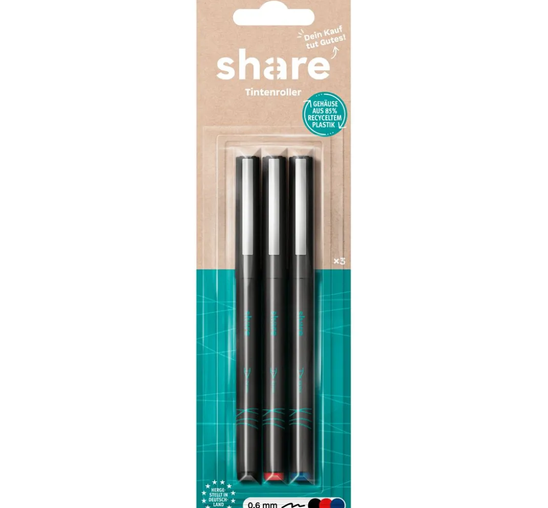 share Stifte>Tintenroller, 3er-Set