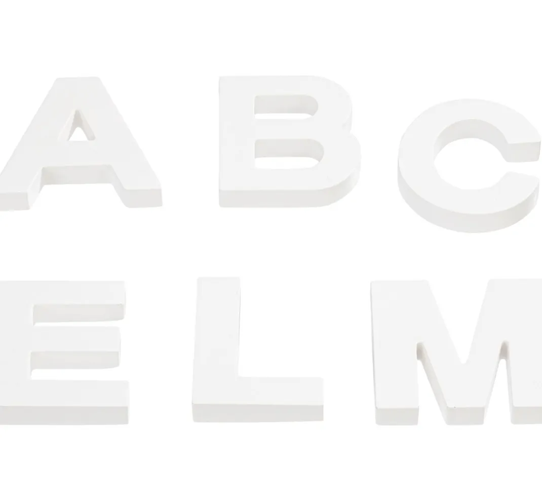 HobbyFun Gießformen>Silikon Gießform "Buchstaben & Zahlen"