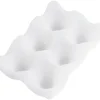 Jesmonite Gießformen>Silikon Gießform "6er Eierpalette"