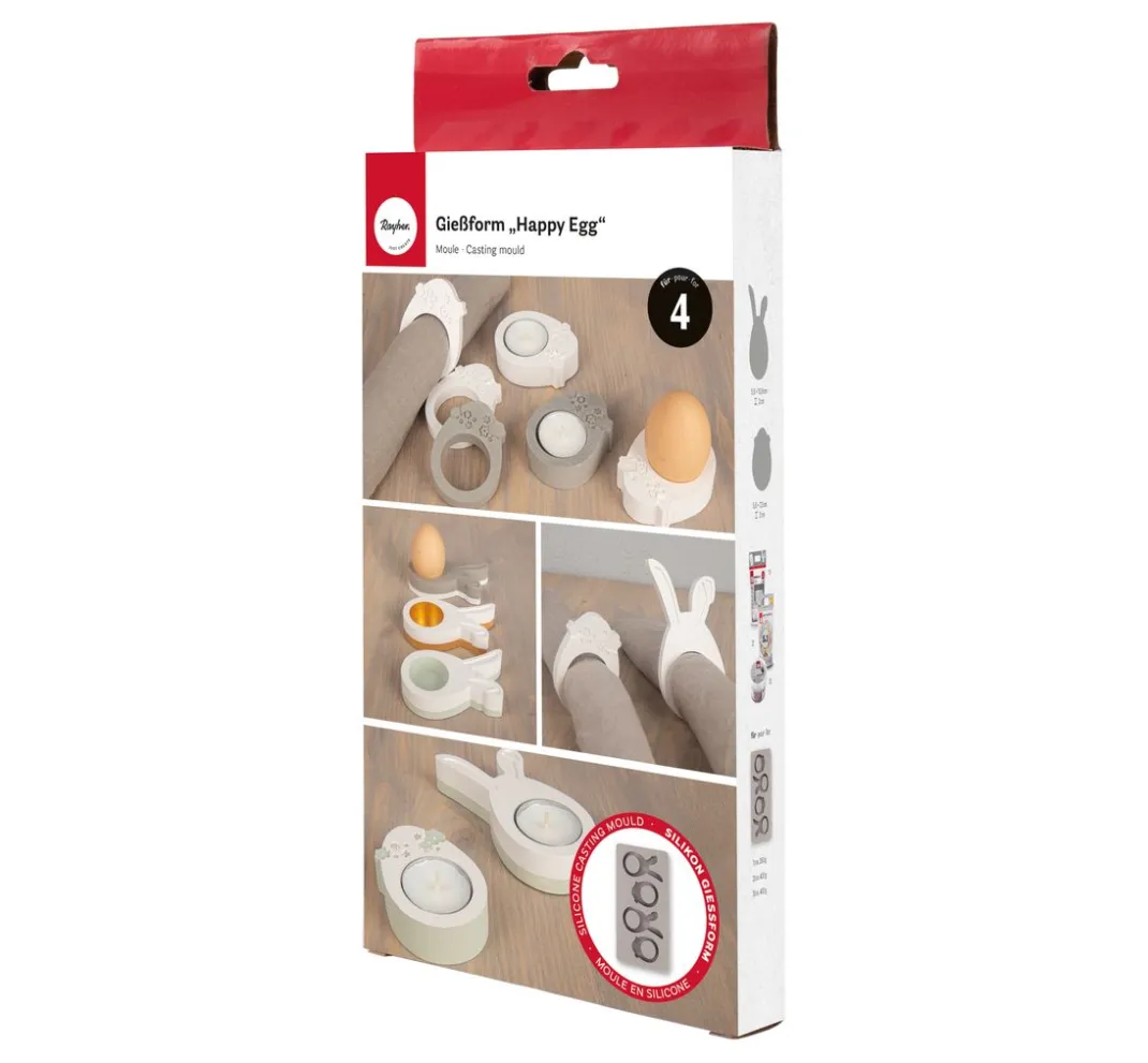 Rayher Gießformen>Silikon Gießform "Happy Egg"