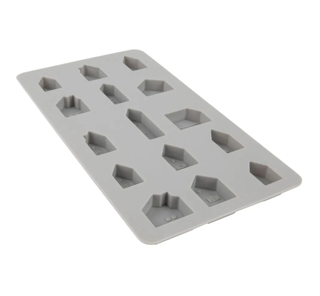 Rayher Gießformen>Silikon Gießform "Mini Häuser"