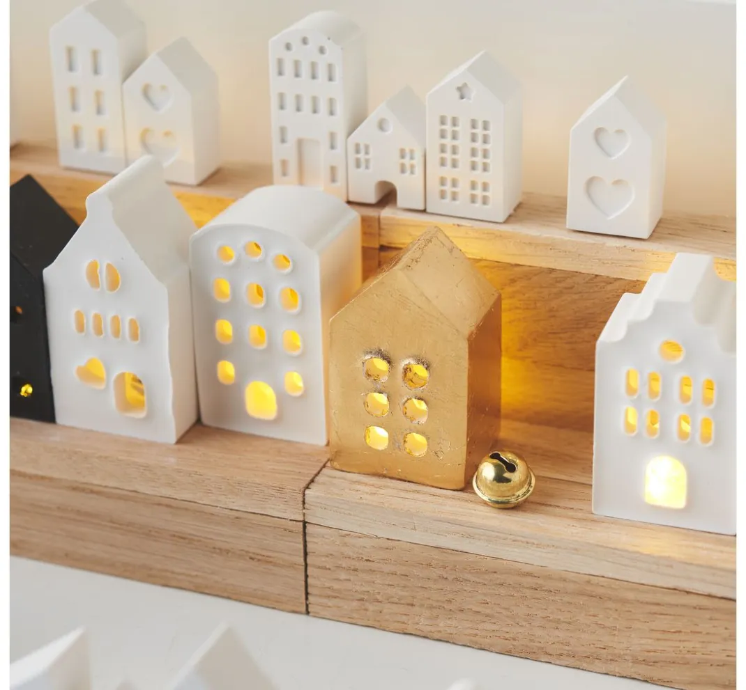 HobbyFun Gießformen>Silikon Gießform "Mini Lichthäuser"