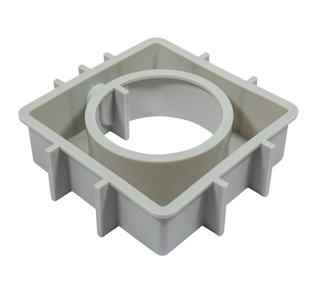 Rayher Gießformen>Silikon Gießform "Vase Quadrat mit Kreis"