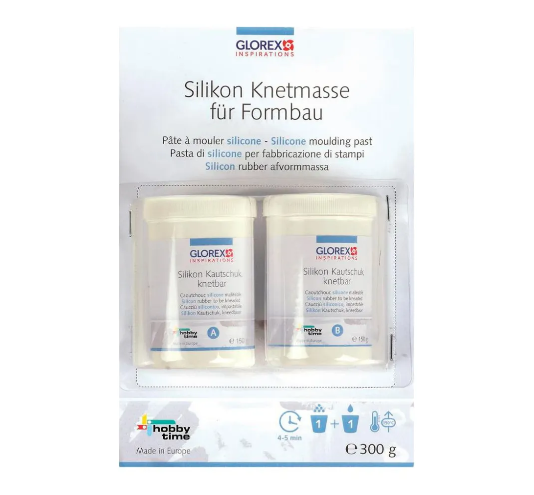 GLOREX Formenbau|Formenbau>Silikon Knetmasse für Formbau, 2-Komponenten