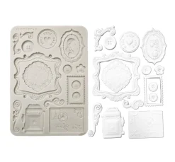 Stamperia Gießformen>Silikonform A5 "Quiet Days - Plates"
