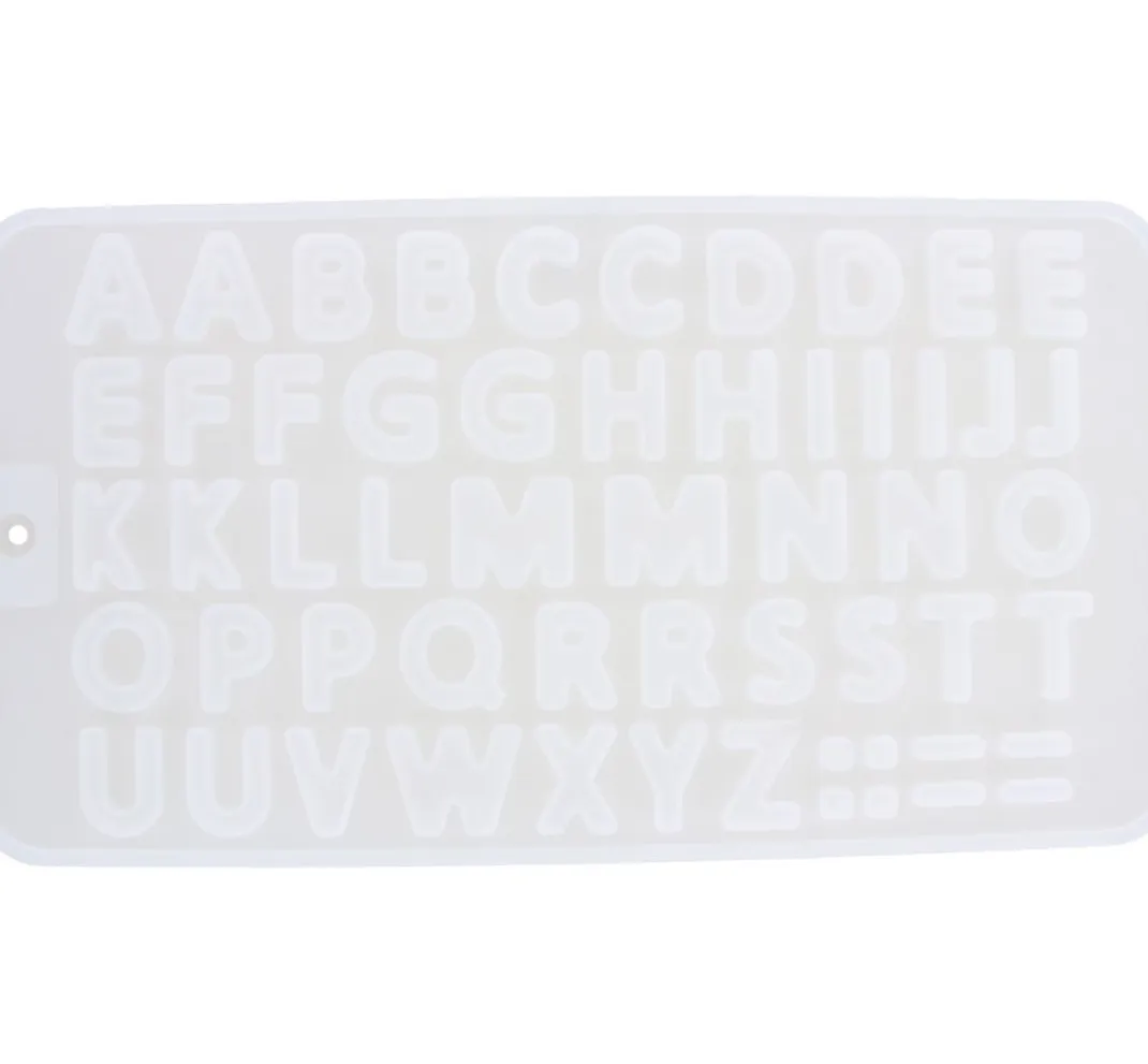 Cléopâtre Schmuck Gießen|Gießformen>Silikonform für Gießharz "Alphabet"