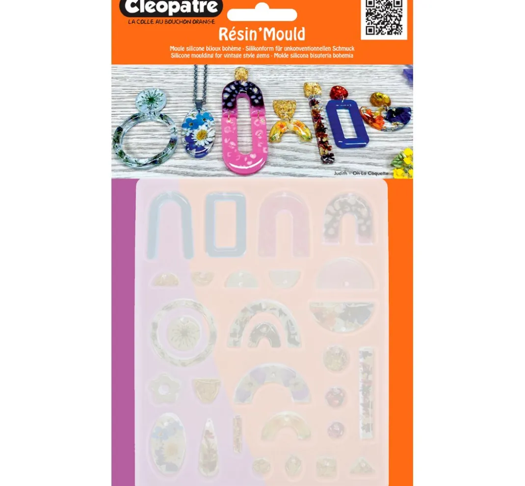 Cléopâtre Schmuck Gießen|Gießformen>Silikonform für Gießharz "Schmuck"