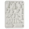 Stamperia Gießformen>Silikonform "Orchids and Cats - Cats"