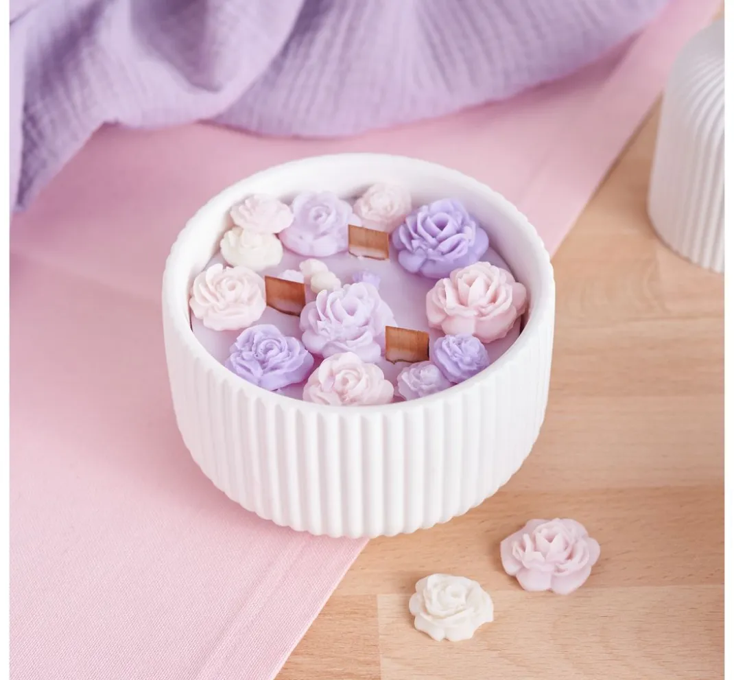 Kinder stafil Modellier-Werkzeuge|Modellieren>Silikonform "Rosenblüten"