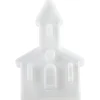 HobbyFun Gießformen>Silikon-Gießform "Kirche", mit Steckkante