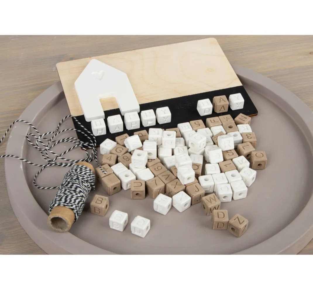 Rayher Schmuck Gießen|Gießformen>Silikon-Gießform "Perlen - Buchstaben & Zahlen"