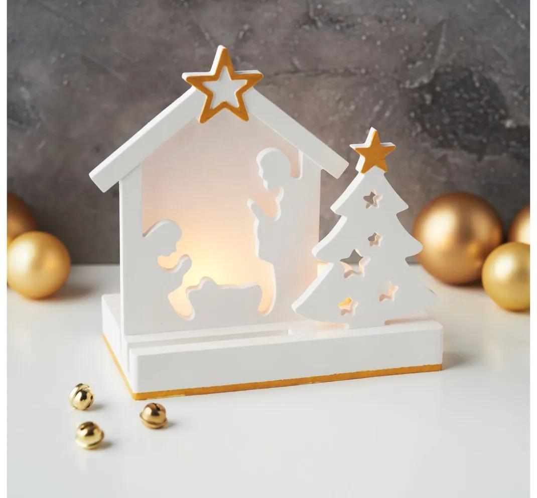 HobbyFun Gießformen>Silikon-Gießform "Tannenbaum" mit Steckkante