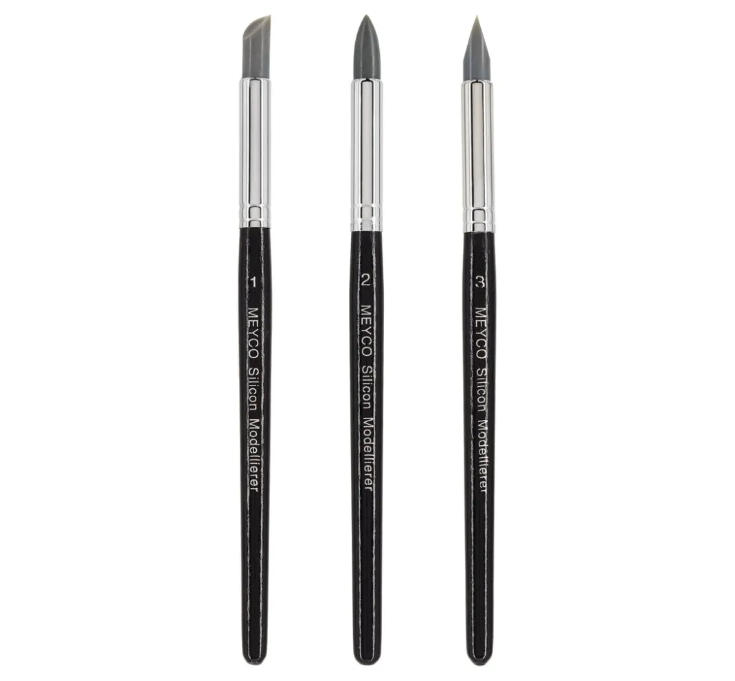 Kinder Meyco Modellier-Werkzeuge|Weiteres>Silikon-Modellierpinsel Set