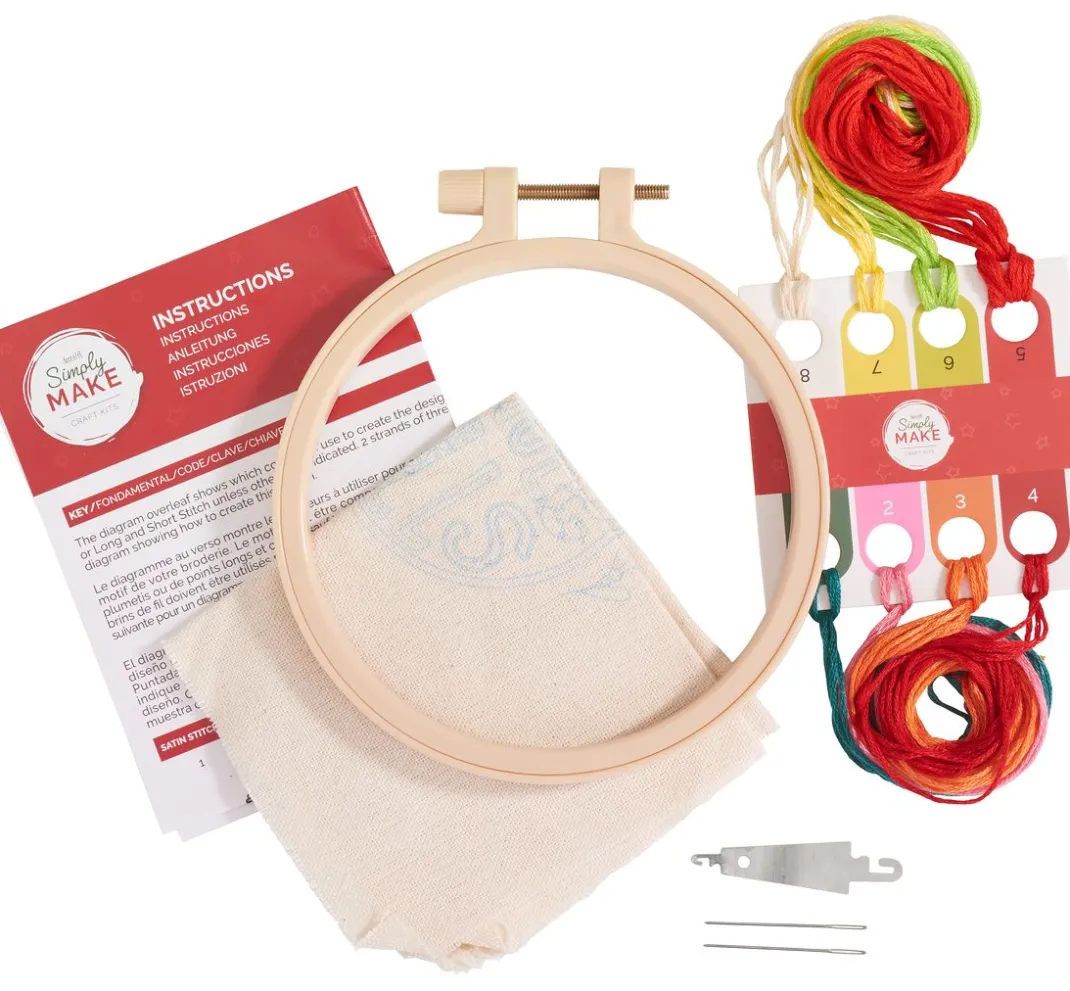 docrafts Simply Make Sticken|Stickset>Simply Make - Embroidery By Numbers