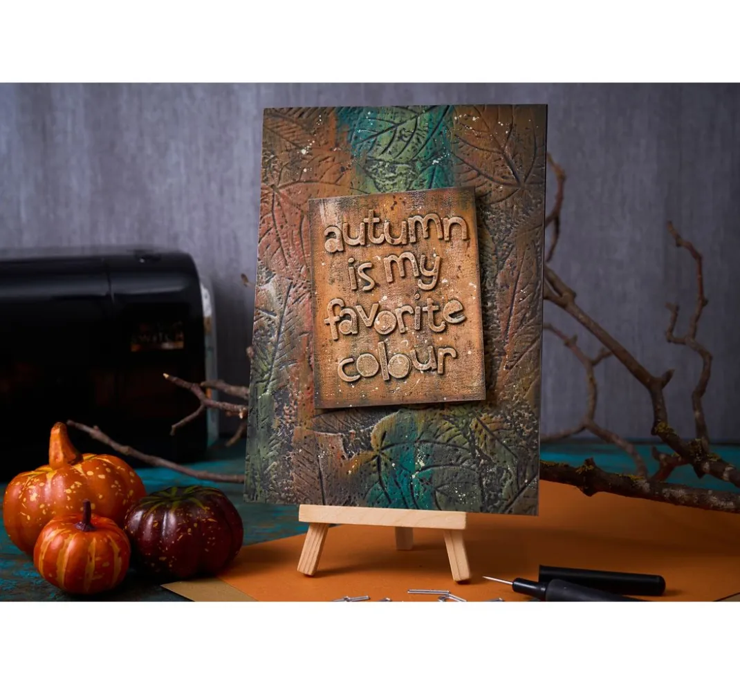 Sizzix Stanz- & Prägemaschinen|Schablonen>A5 3D-Prägeschablone by Tim Holtz