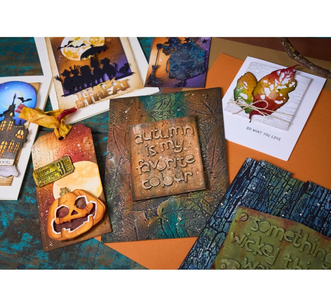 Sizzix Stanz- & Prägemaschinen|Schablonen>A5 3D-Prägeschablone by Tim Holtz