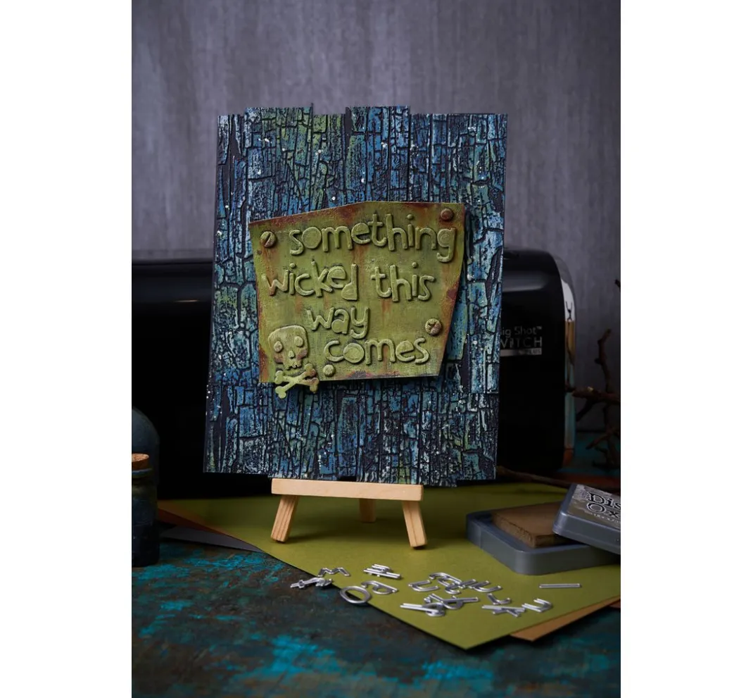 Sizzix Stanz- & Prägemaschinen|Schablonen>A5 3D-Prägeschablone by Tim Holtz