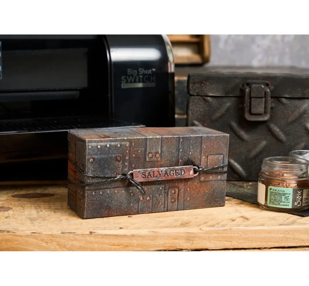 Sizzix Stanz- & Prägemaschinen|Schablonen>A5 3D-Prägeschablone by Tim Holtz