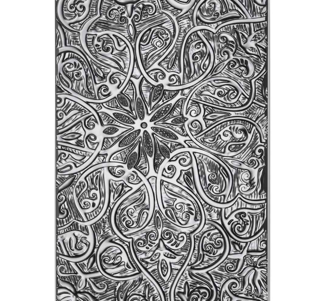 Sizzix Stanz- & Prägemaschinen|Schablonen>A5 Prägeschablone "Engraved by Tim Holtz"