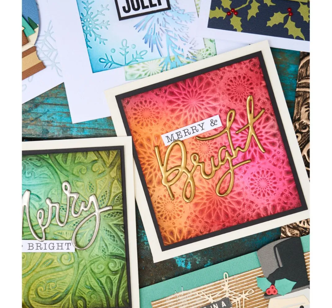 Sizzix Stanz- & Prägemaschinen|Schablonen>A5 Prägeschablone "Kaleidoscope by Tim Holtz"