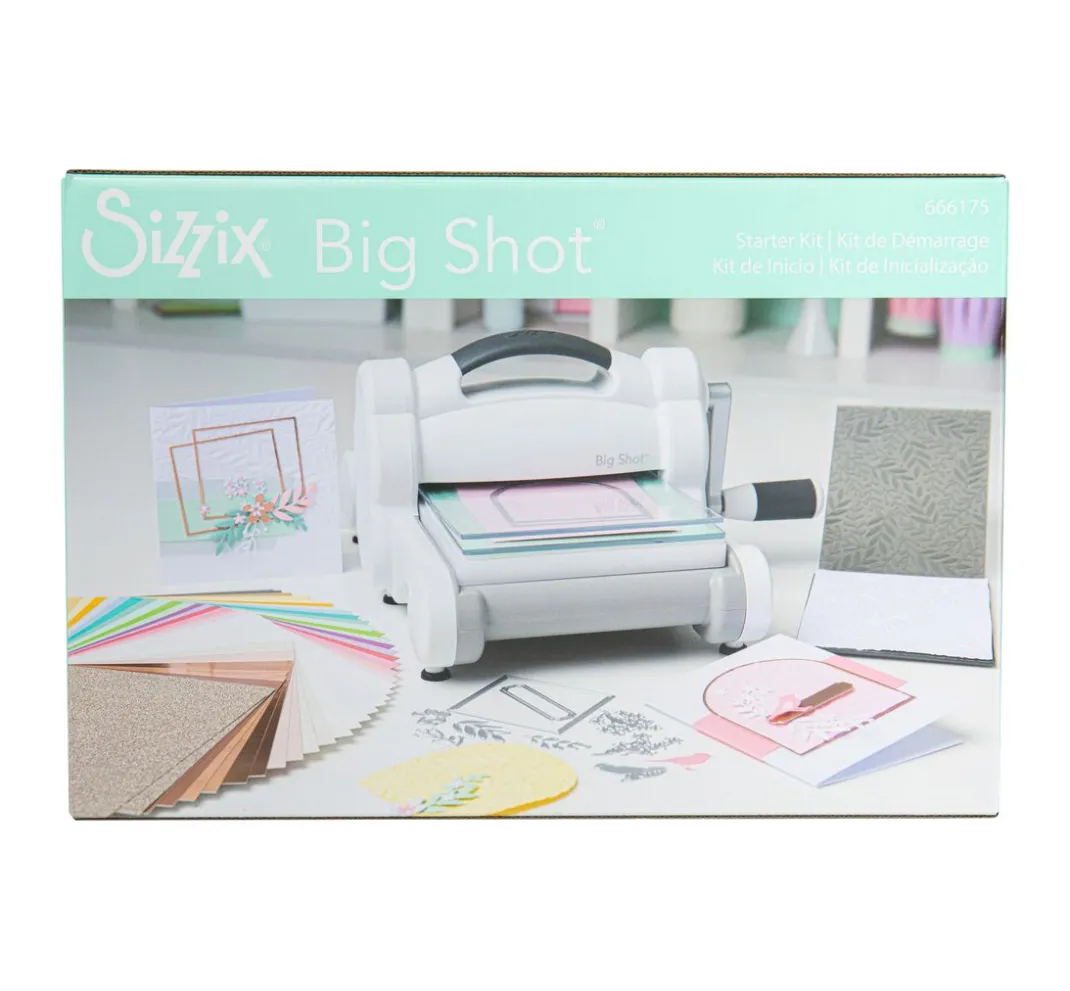 Sizzix Stanz- & Prägemaschinen|Stanz- & Prägemaschinen>Big Shot White & Gray "Starter Kit"