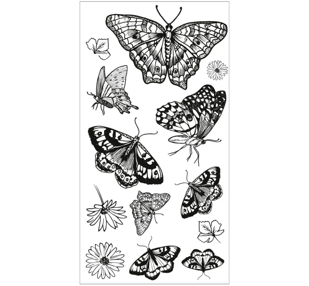 Sizzix Stempel & Zubehör|Kartengestaltung>Clear Stamps Set "Nature Butterflies"